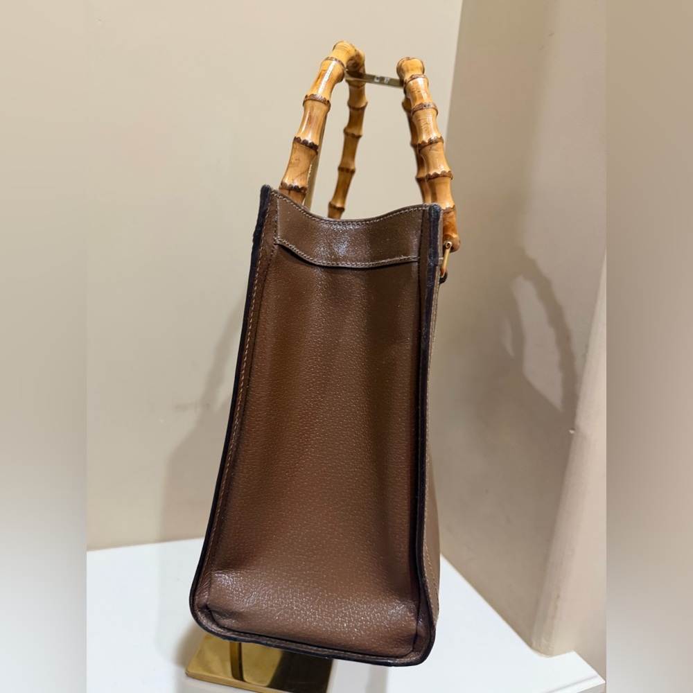Gucci Diana Brown Leather Handbag-please read for condition - Picture 4 of 16